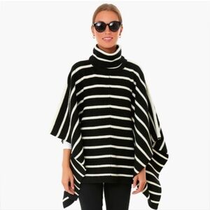 Tuckernuck Monochrome Striped Turtleneck Poncho